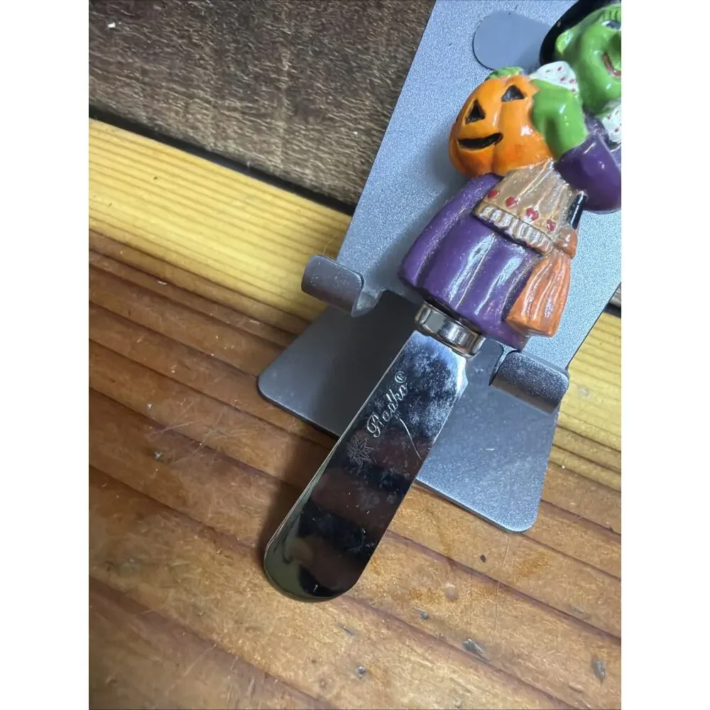 Halloween Witch Spreader With Jack Lantern Charcuterie Radko